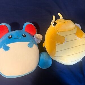 Blue and Yellow Plush Toy Set